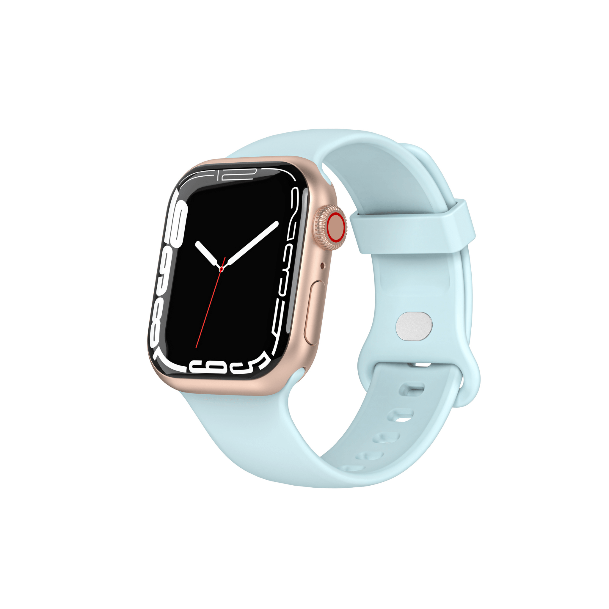 Fit Armband in Pastellblau – stylisches Silikonband für Apple Watch Nutzer mit Sinn für Design